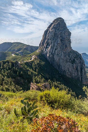 Beautiful view from the Mirador de los Roques in La Gomera