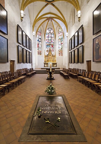 St. Thomas Church with the tomb of Johann Sebastian Bach