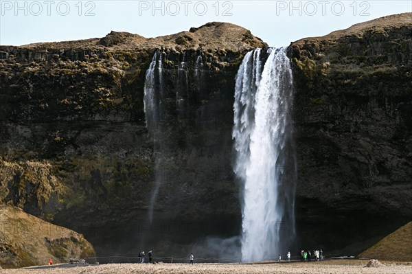 Seljalandsfoss Waterfall on the South Coast of Iceland