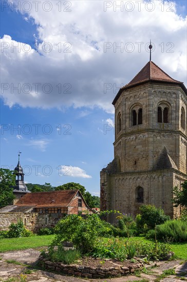 Former Benedictine monastery of St. Wigbert in Goellingen near Bad Frankenhausen in Kyffhaeuserland