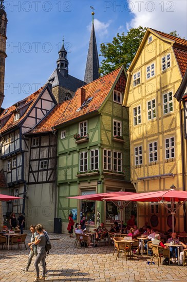 Picturesque scene on the historic market square