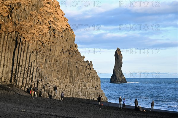 Reynisfjara Black Sand Beach on the South Coast of Iceland