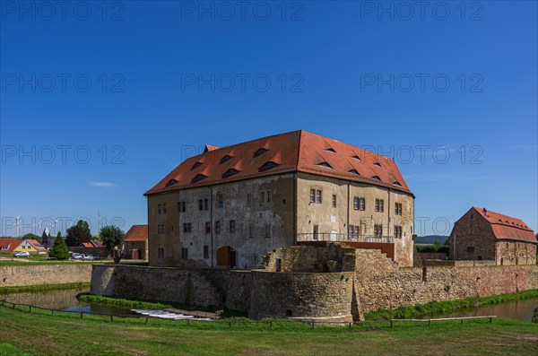 Parts of the building complex of Heldrungen Castle and Fortress