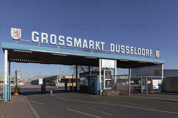 Entrance to Duesseldorf wholesale market
