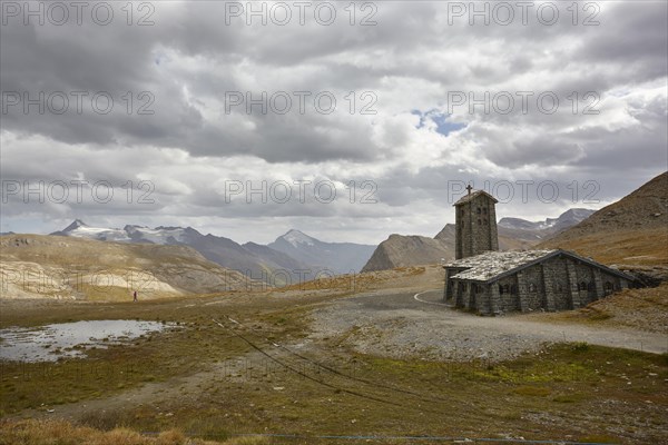 Alpine pass Col de l'Iseran