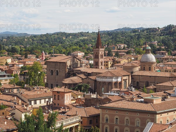 Aerial view of Bologna