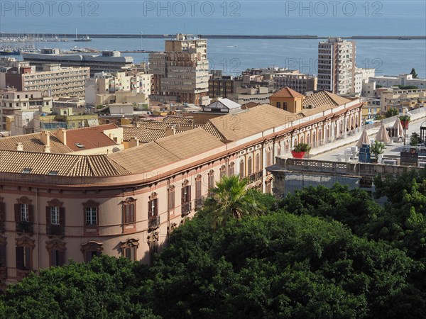 Aerial view of Cagliari