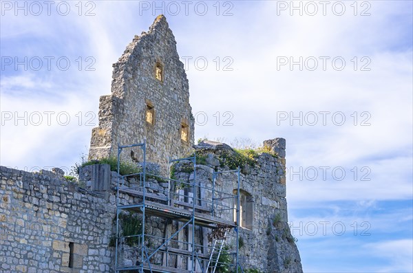 Ruin of the medieval Hohenurach Castle