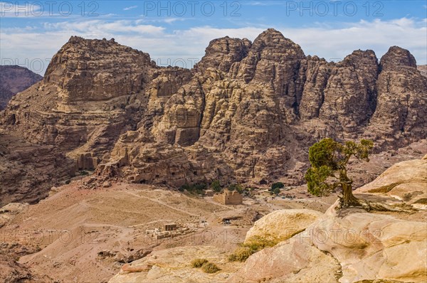 Overlook over the Unesco world heritage sight Petra