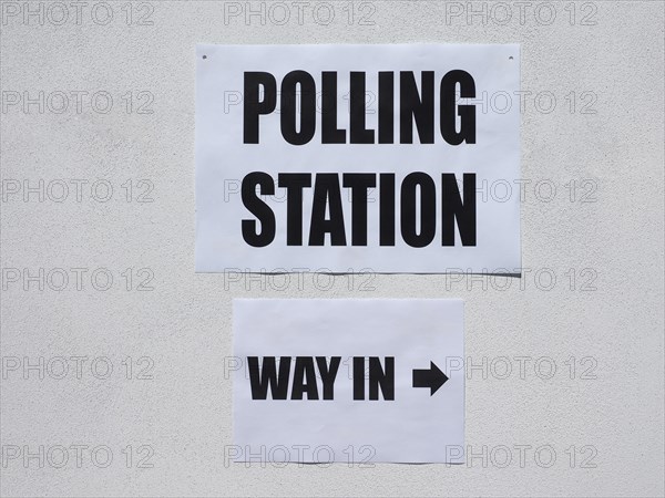 General elections polling station