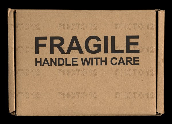 Fragile handle with care label tag