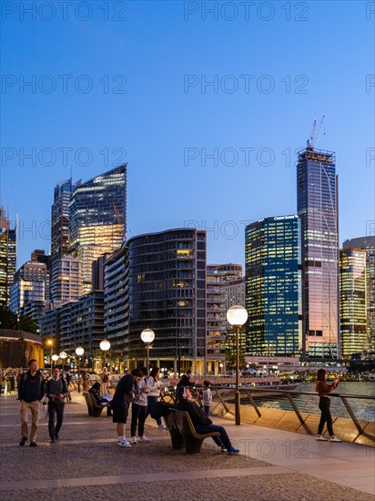 Circular Quay at sunset