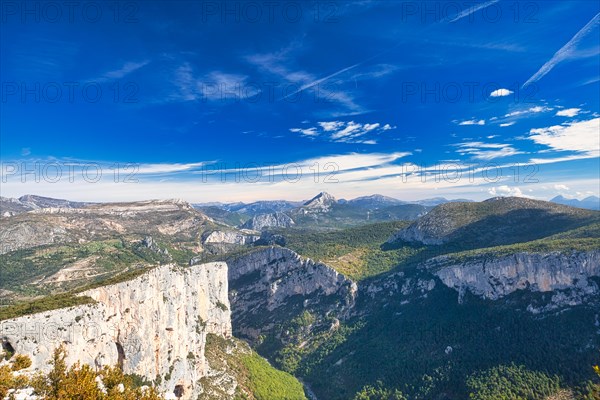 View of the Verdon Gorge