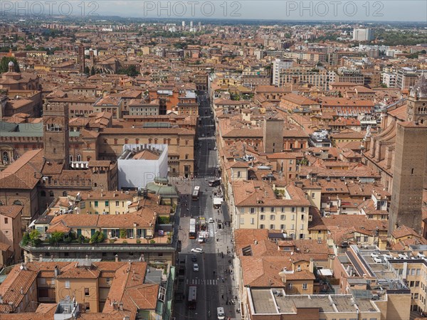 Aerial view of Bologna