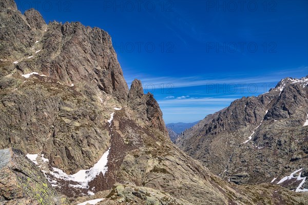 Mountains in the Restonica Valley