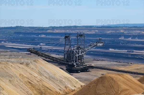 Large excavator in the Garzweiler opencast lignite mine