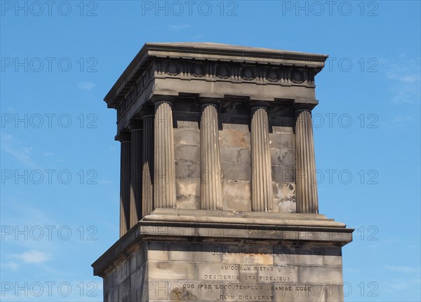 John Playfair monument on Calton Hill in Edinburgh