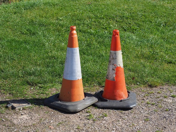 Traffic cone sign