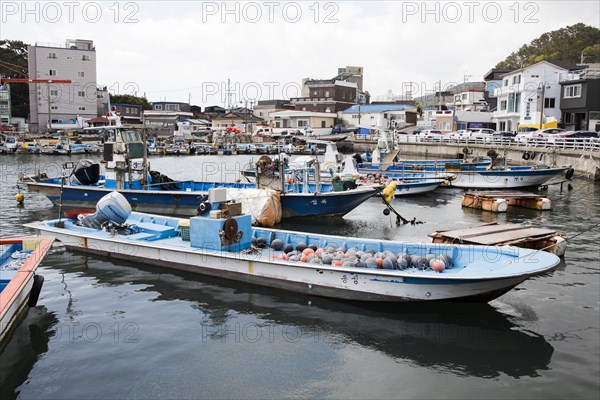 Boat in Gongsuhaean-gil harbour