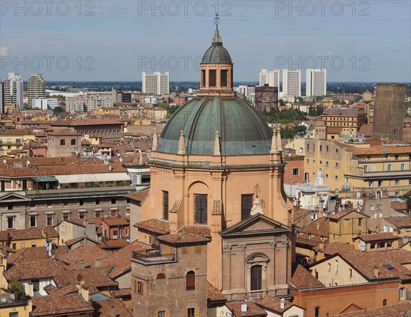 Aerial view of Bologna