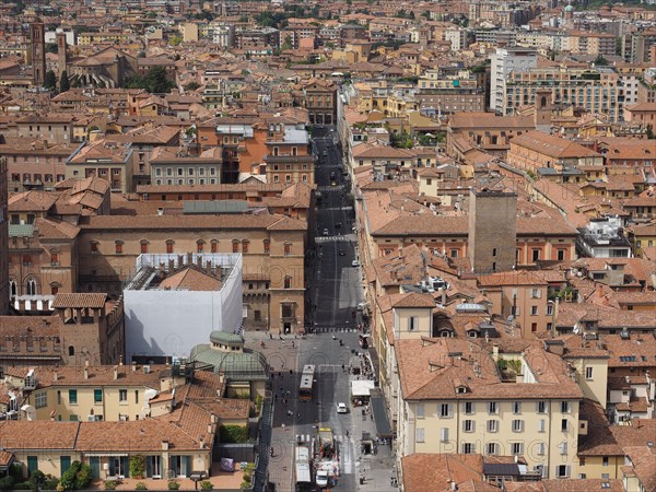 Aerial view of Bologna