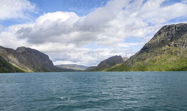 Lake Gjende with Bergen