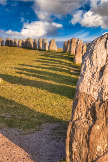 Megalithic stone setting Ales Stenar