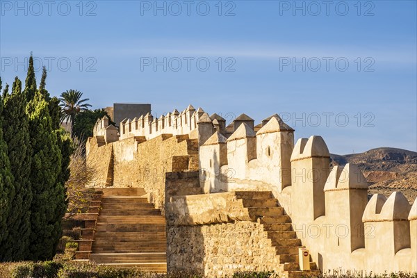 Great viw of the Alcazaba of Almeria