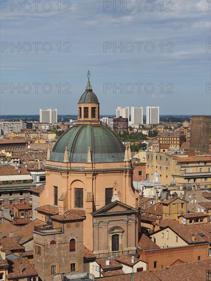 Aerial view of Bologna