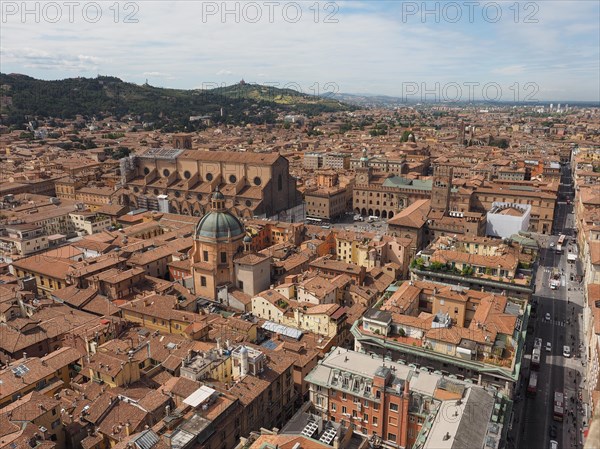 Aerial view of Bologna