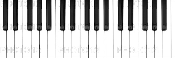 Music keyboard keys