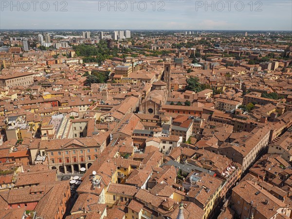 Aerial view of Bologna