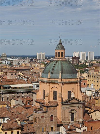 Aerial view of Bologna