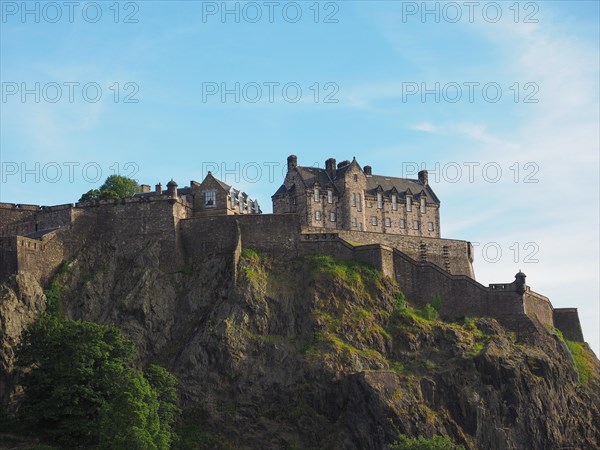 Edinburgh castle in Scotland