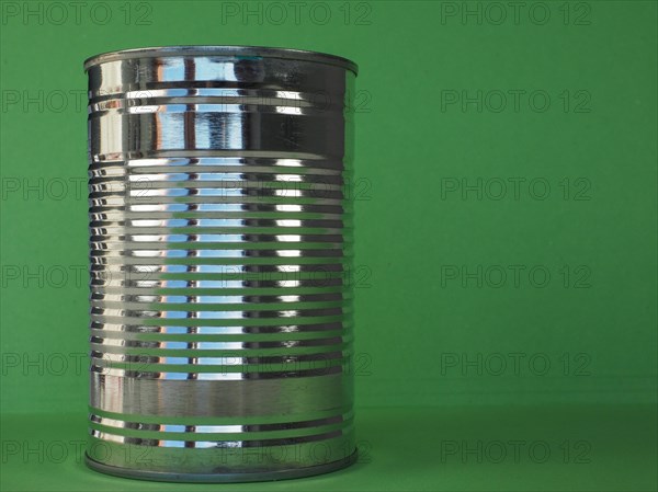 A tin can for canned food conservation food