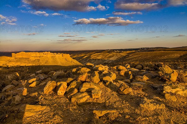 Sunset at Fortress of Shobak