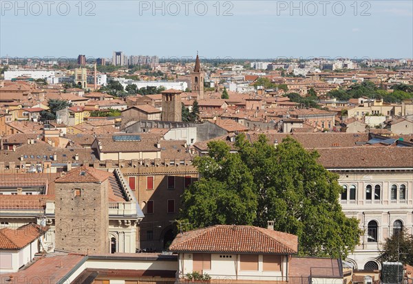 Aerial view of Bologna