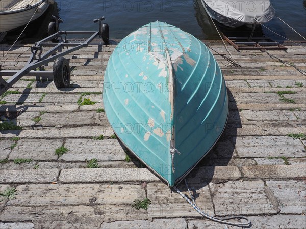 Boat upside down