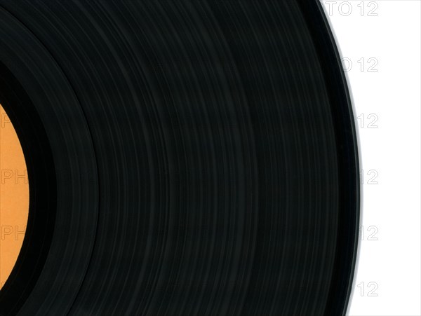 Vinyl record detail