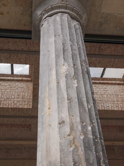 Bombed column in Berlin