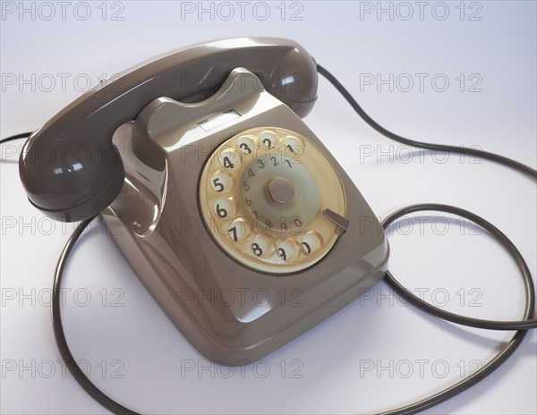 Vintage rotary dial telephone