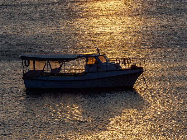 Evening atmosphere at sunset