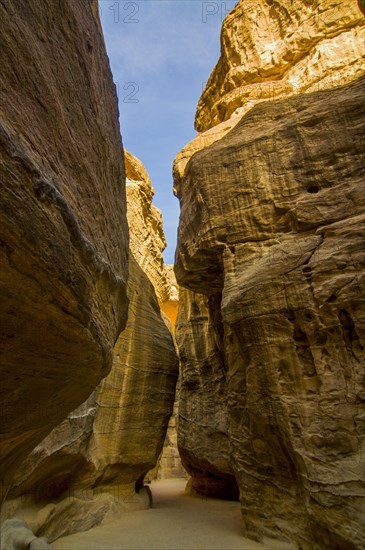 Canyon leading to the Nabtean city of Petra