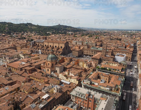 Aerial view of Bologna