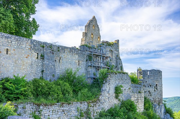 Ruin of the medieval Hohenurach Castle
