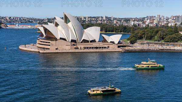 Sydney Opera House view from Harbour Bridge