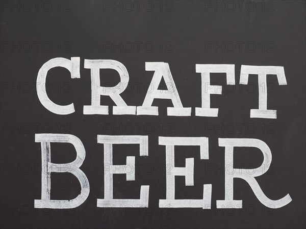 Craft beer sign