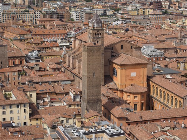 Aerial view of Bologna