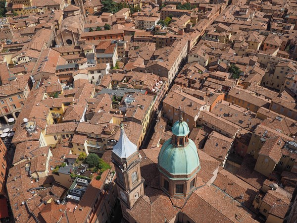 Aerial view of Bologna