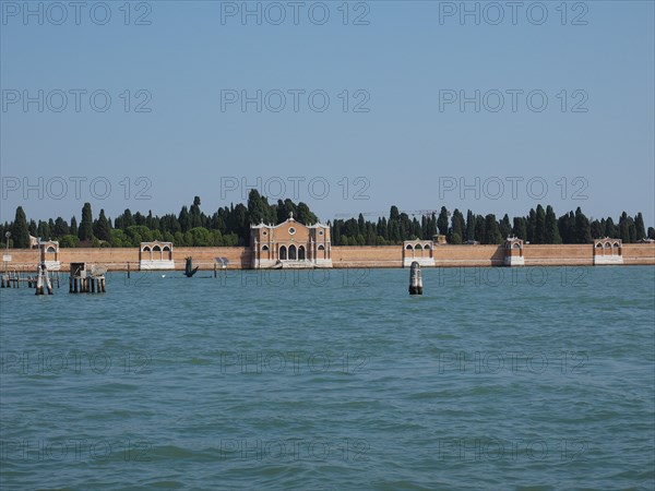 San Michele cemetery island in Venice